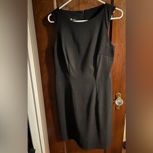 Classic black sleeveless dress size 10